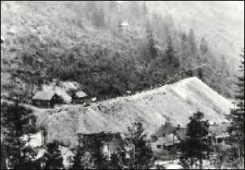 (Wardner mine and town)