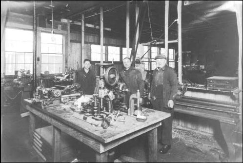 (Interior of Skagit Steel machine shop)