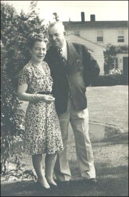 (Catherine McIntyre and her husband, Wyman McClintock, circa 1940s)