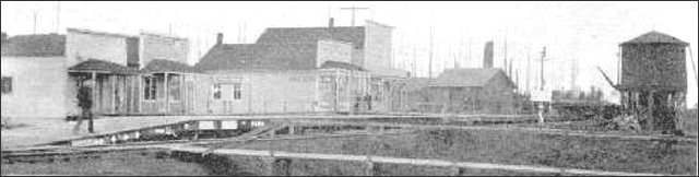 (Burlington railroad crossing)