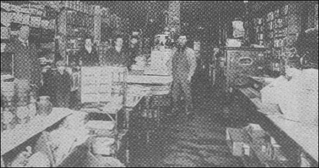 (Interior of general store)